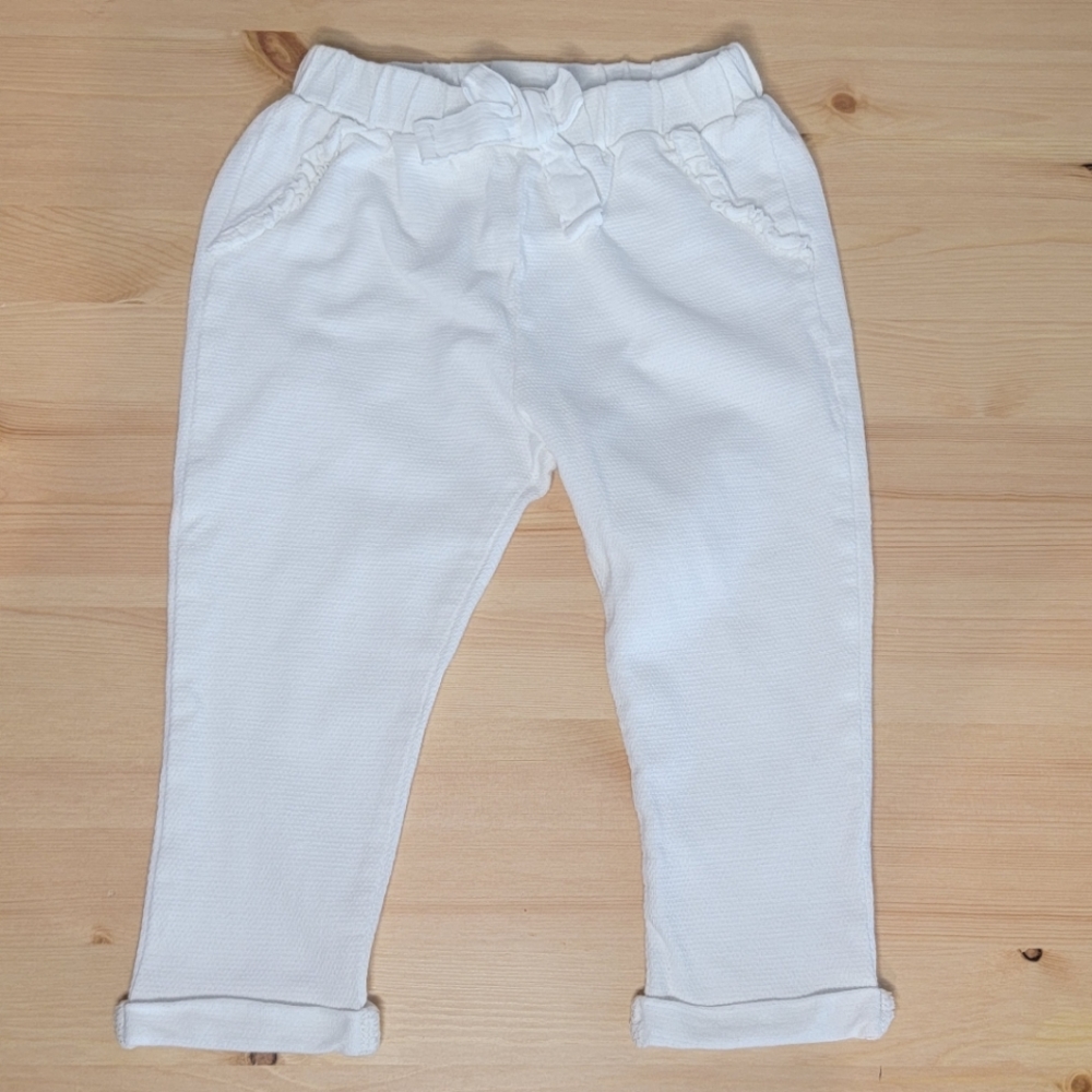 ZARA Babygirl 18/24 months white pants